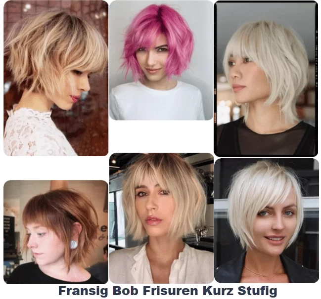 Fransig Bob Frisuren Kurz Stufig | **Ihr Weg zu einem modernen Look!** Bob Frisuren Frisuren Frisuren Mittellang Kurzhaarfrisuren 