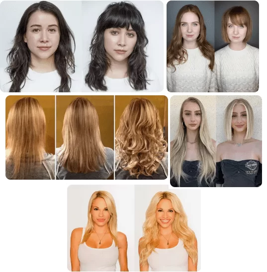 Frisuren für Dünnes Haar Vorher Nachher **Neueste Ideen Frisuren Frisuren Damen 