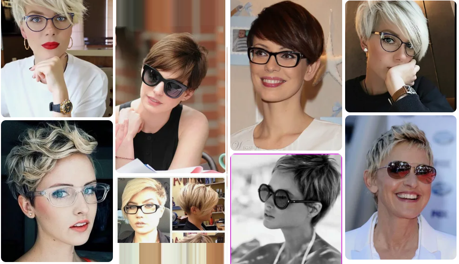 Kurzhaarfrisuren 2023 Mit Brille