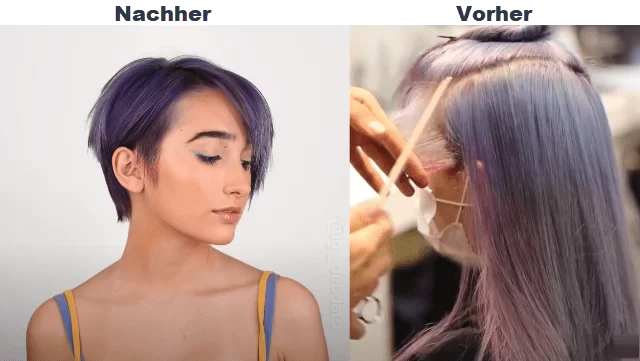 Typveränderung Lange Haare Kurze Haare Vorher Nachher | *Verwandlung* Frisuren Frisuren Damen Kurzhaarfrisuren 