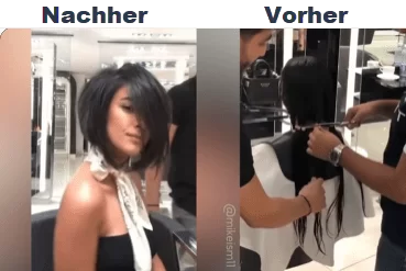Typveränderung Lange Haare Kurze Haare Vorher Nachher | *Verwandlung* Frisuren Frisuren Damen Kurzhaarfrisuren 
