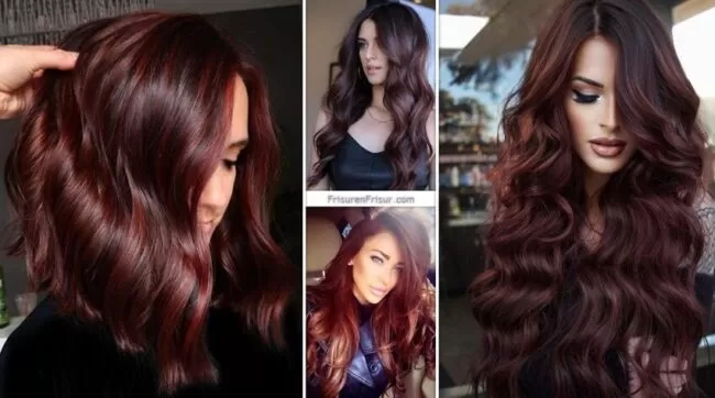 Dunkelrote Haare - Der Look, Der Alle Blicke Auf Sich Zieht - *2023* Frisuren Haarfarben 