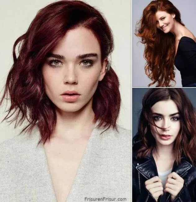 Dunkelrote Haare - Der Look, Der Alle Blicke Auf Sich Zieht - *2023* Frisuren Haarfarben 