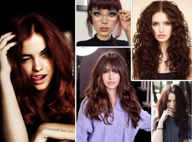 Dunkelrote Haare - Der Look, Der Alle Blicke Auf Sich Zieht - *2023* Frisuren Haarfarben 