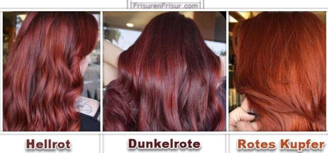 Dunkelrote Haare - Der Look, Der Alle Blicke Auf Sich Zieht - *2023* Frisuren Haarfarben 
