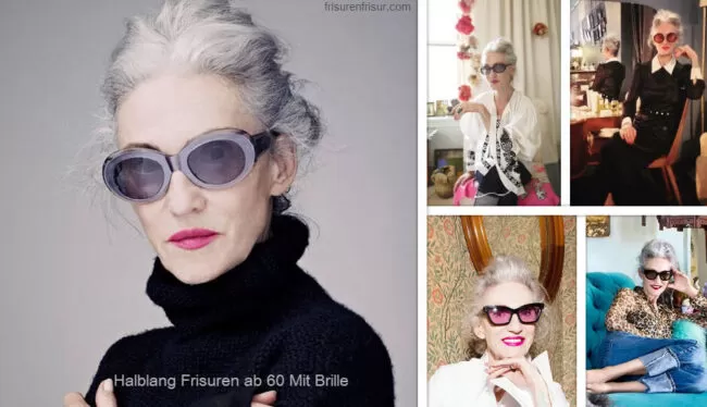 Halblang Frisuren ab 60 Mit Brille *Beste Tipps* Mittellange Haare 