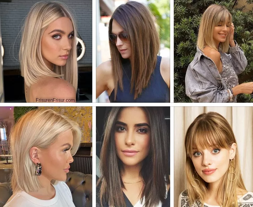 Long Bob Dünnes Haar: Die schönsten Frisuren und Styling-Tipps Bob Frisuren Frisuren Mittellang Mittellange Haare 