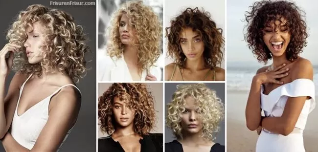 Schulterlange Frisuren für Naturlocken *Die Schönsten Styles und Tipps* Frisuren Lockige Haare Mittellange Haare 