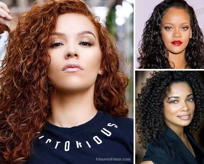 Schulterlange Frisuren für Naturlocken *Die Schönsten Styles und Tipps* Frisuren Lockige Haare Mittellange Haare 