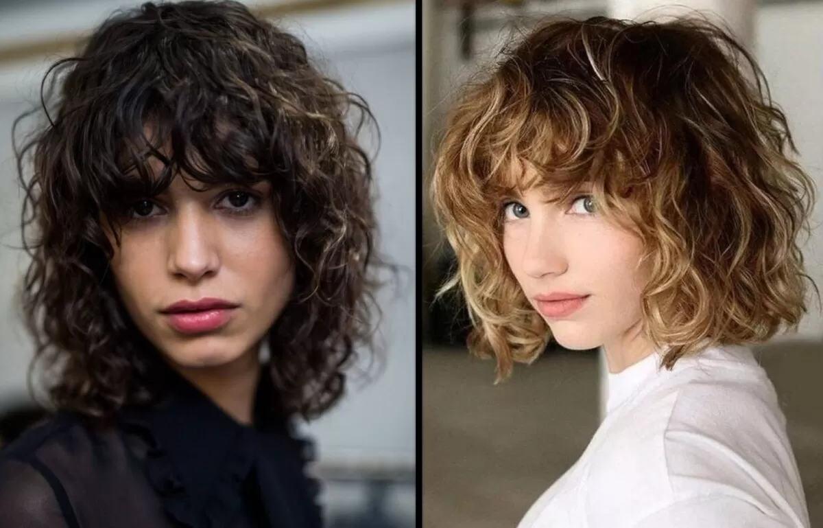 Mittellang Bob Frisur mit Locken und Lockiges Haar *Tipps & Tricks* Bob Frisuren Lockige Haare Mittellange Haare 