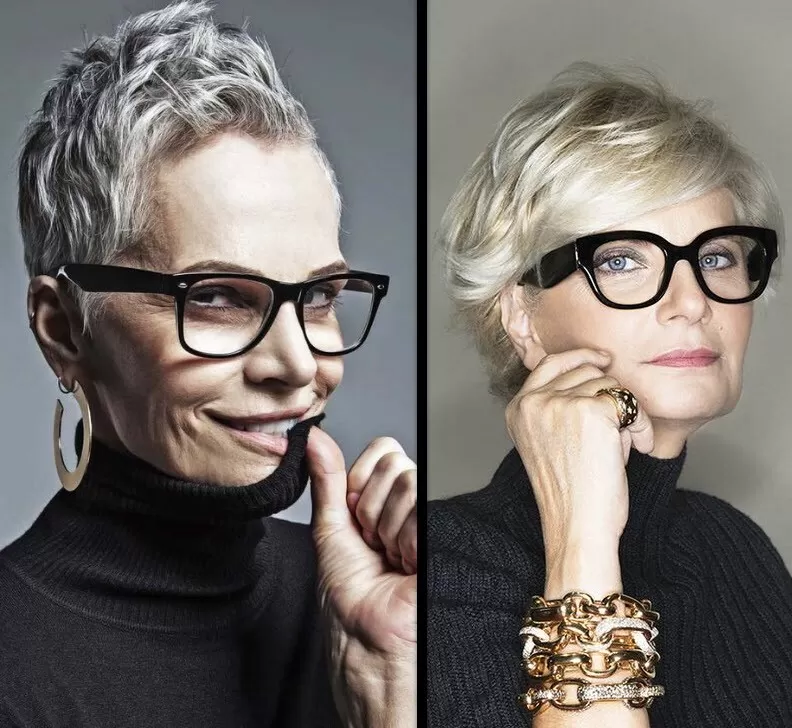 Stylische Frisuren ab 50 mit Brille | *Tipps für Einen Jüngeren Look* Frisuren Damen 