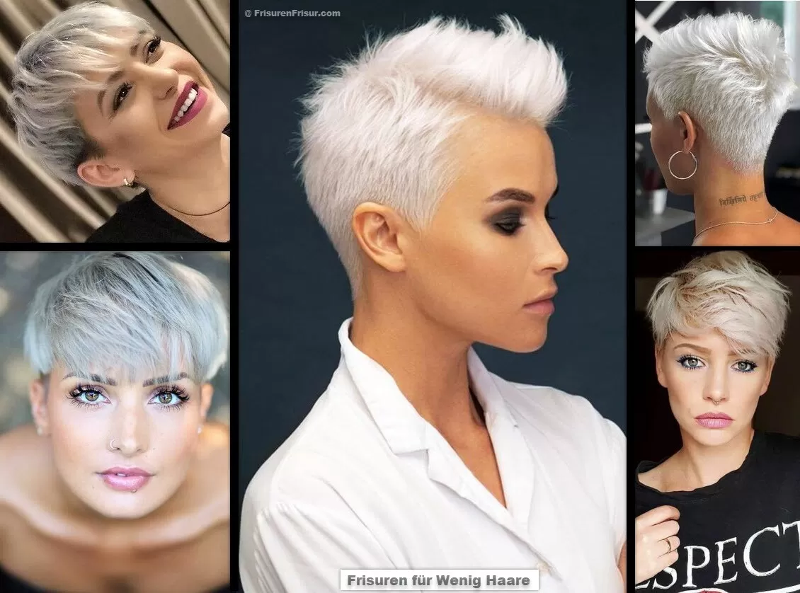 Frisuren für Wenig Haare *Tanya Diva's Tipps und Tricks* Frisuren Damen Kurzhaarfrisuren 