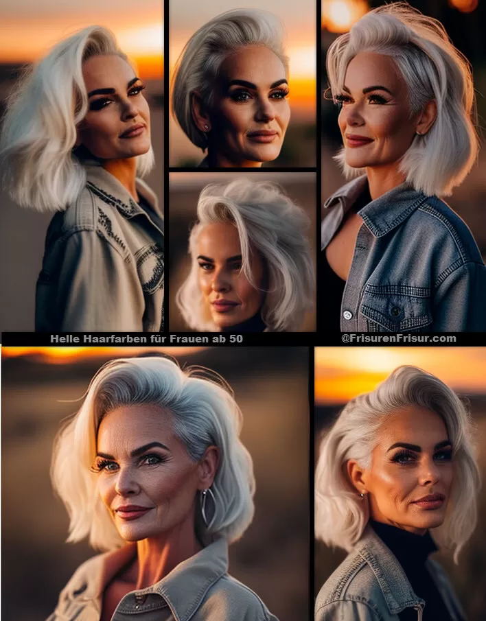 Peppige Frisuren für Frauen ab 50 *Auffrischen Sie Ihren Look! 2023* Frisuren Damen 