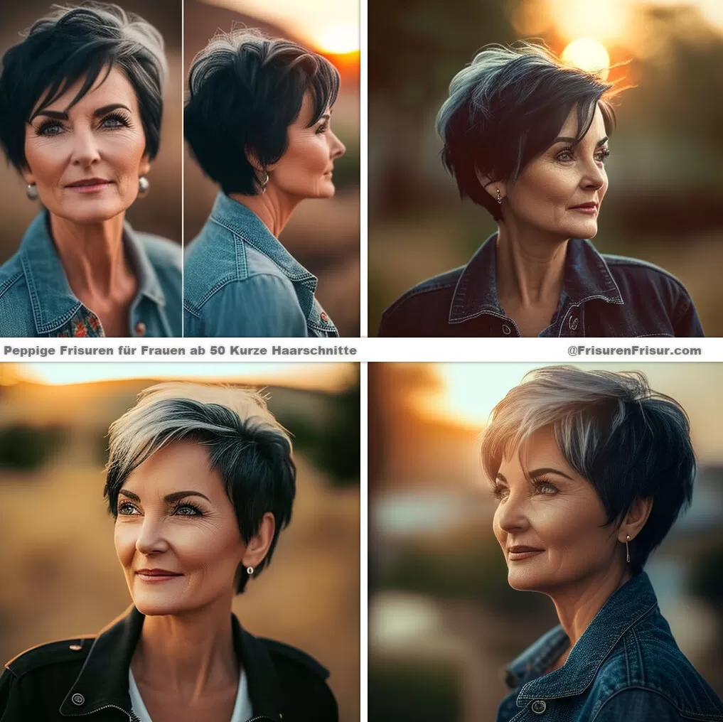 Peppige Frisuren für Frauen ab 50 *Auffrischen Sie Ihren Look! 2023* Frisuren Damen 