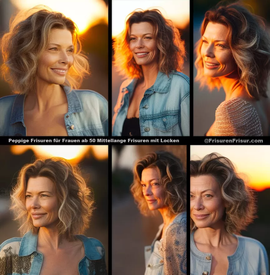 Peppige Frisuren für Frauen ab 50 *Auffrischen Sie Ihren Look! 2023* Frisuren Damen 