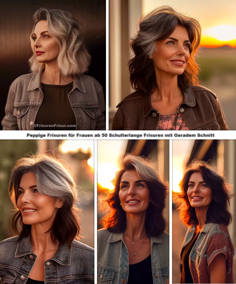 Peppige Frisuren für Frauen ab 50 *Auffrischen Sie Ihren Look! 2023* Frisuren Damen 