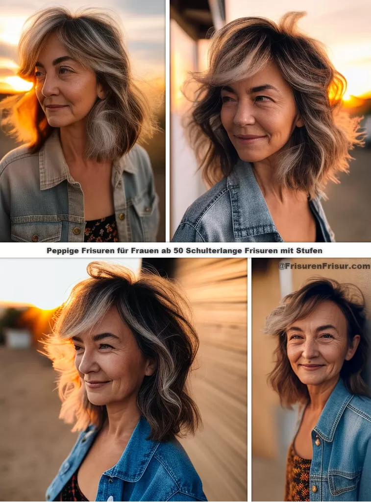 Peppige Frisuren für Frauen ab 50 *Auffrischen Sie Ihren Look! 2023* Frisuren Damen 