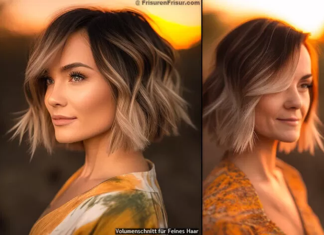 Volumenschnitt für Feines Haar **Der Schlüssel für mehr Volumen** Frisuren Frisuren Damen 
