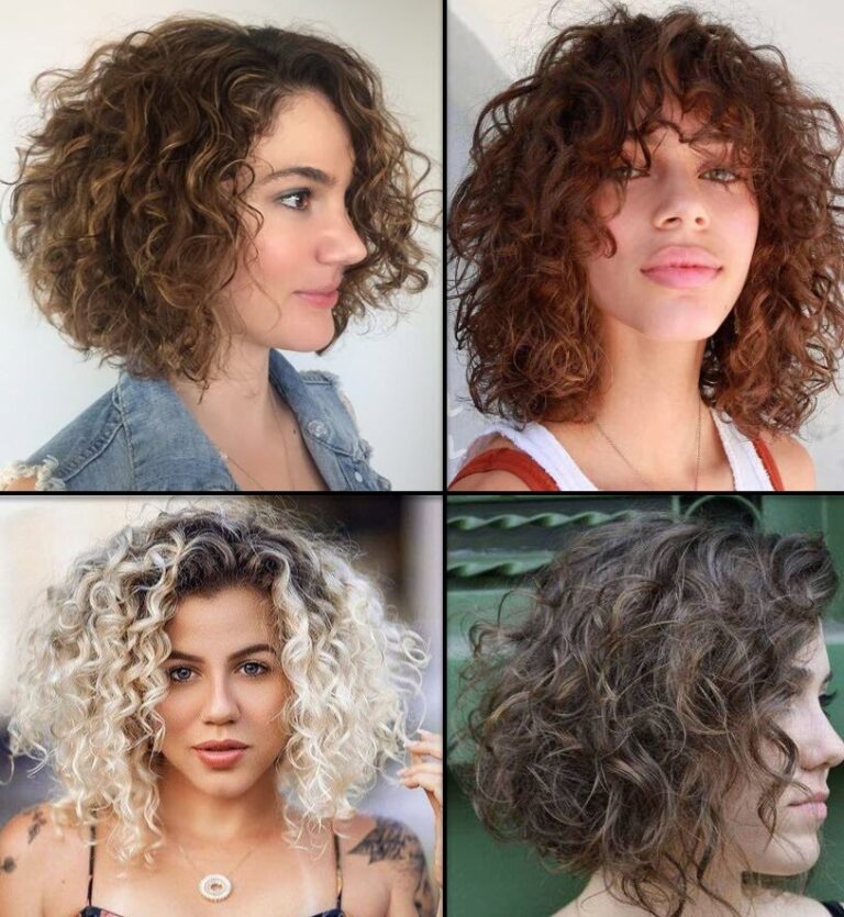 Moderne Dauerwelle Bob