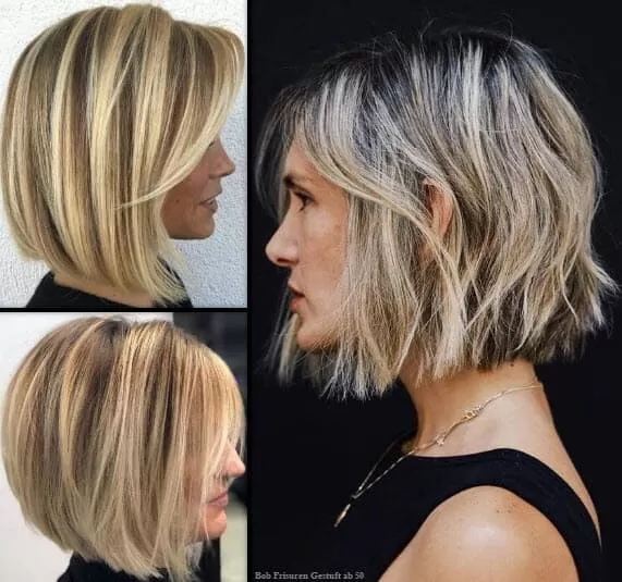 Bob Frisuren Gestuft ab 50 *Neue Trends & Jüngerer Look* Bob Frisuren Frisuren Damen 
