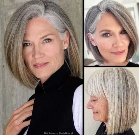 Bob Frisuren Gestuft ab 50 *Neue Trends & Jüngerer Look* Bob Frisuren Frisuren Damen 