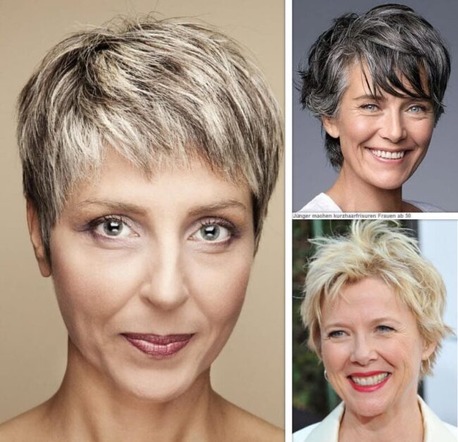 Jünger Machen Kurzhaarfrisuren Frauen Ab 50 Jünger Machen Kurzhaarfrisuren Frauen ab 50 | *Frischen Look Tipps