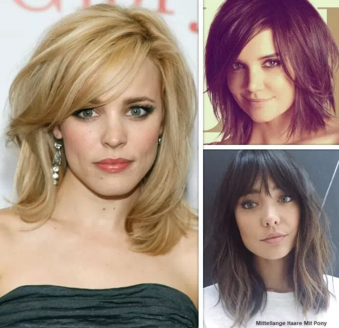 Mittellange Haare mit Pony | *Dein Guide für den Trendlook* Frisuren Mittellange Haare 