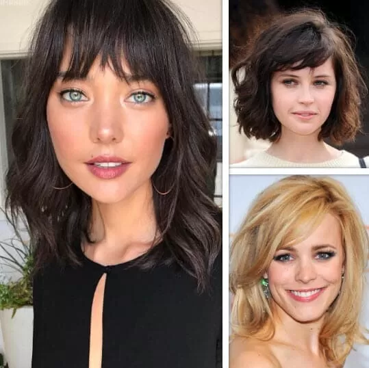 Mittellange Haare mit Pony | *Dein Guide für den Trendlook* Frisuren Mittellange Haare 