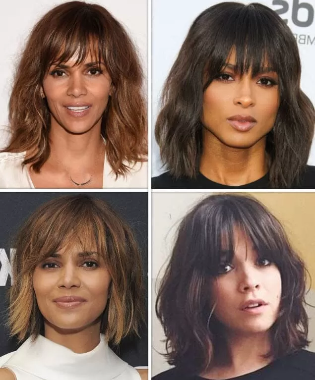 Mittellange Haare mit Pony | *Dein Guide für den Trendlook* Frisuren Mittellange Haare 