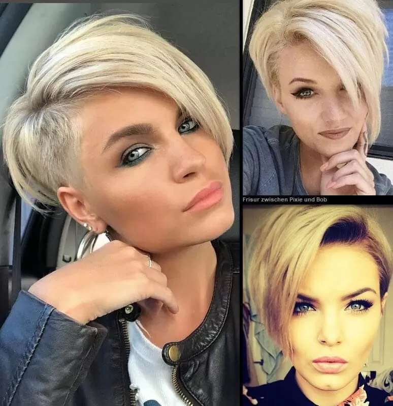 Frisur zwischen Pixie und Bob | *Inspirationen & DIY-Schnitt!* Frisuren Damen Kurzhaarfrisuren 