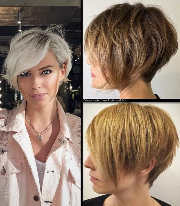 Frisur zwischen Pixie und Bob | *Inspirationen & DIY-Schnitt!* Frisuren Damen Kurzhaarfrisuren 