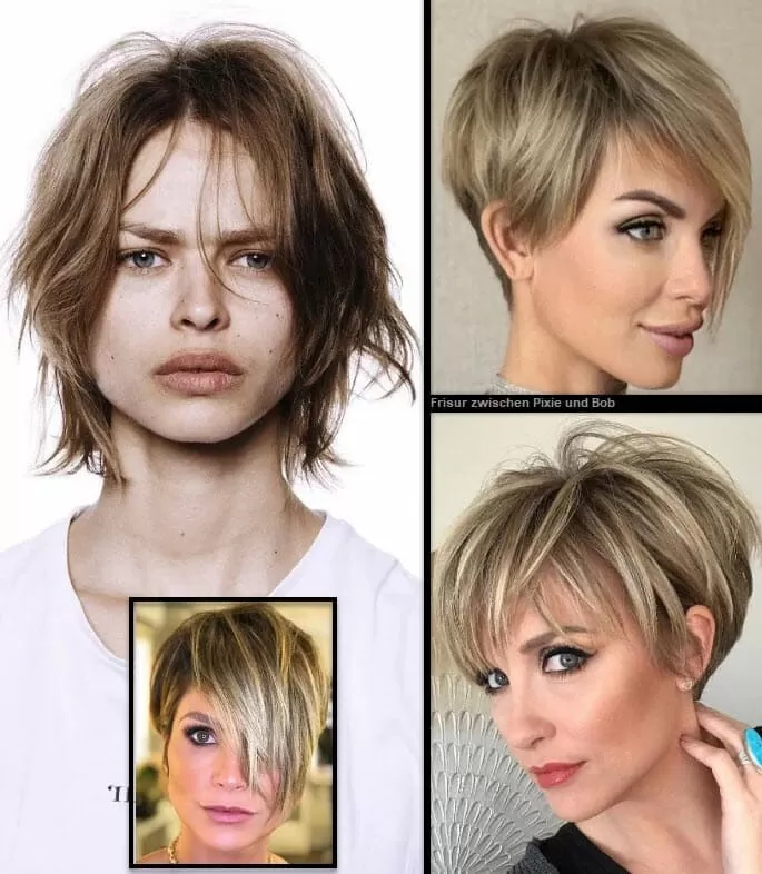 Frisur zwischen Pixie und Bob | *Inspirationen & DIY-Schnitt!* Frisuren Damen Kurzhaarfrisuren 