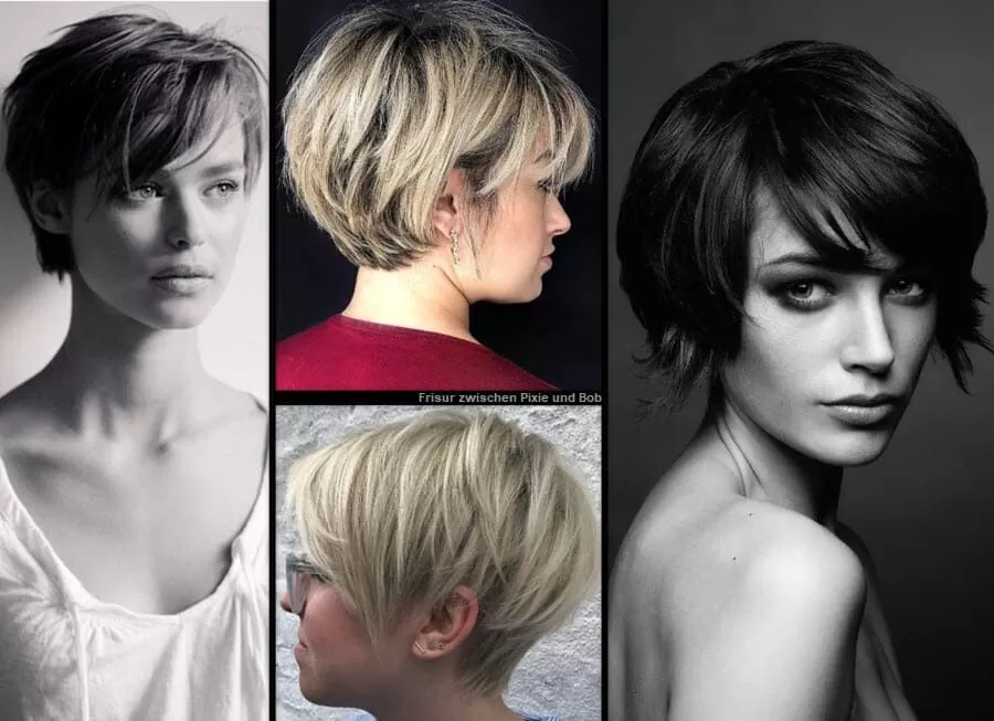 Frisur zwischen Pixie und Bob | *Inspirationen & DIY-Schnitt!* Frisuren Damen Kurzhaarfrisuren 