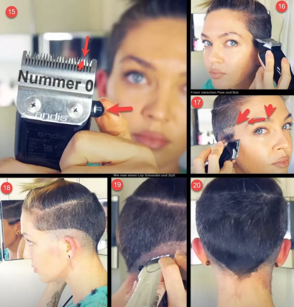 Frisur zwischen Pixie und Bob | *Inspirationen & DIY-Schnitt!* Frisuren Damen Kurzhaarfrisuren 