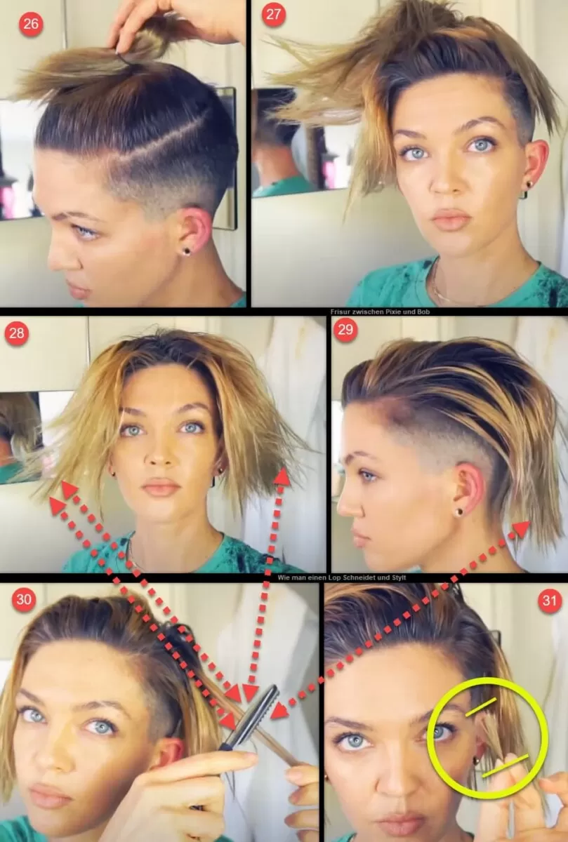 Frisur zwischen Pixie und Bob | *Inspirationen & DIY-Schnitt!* Frisuren Damen Kurzhaarfrisuren 