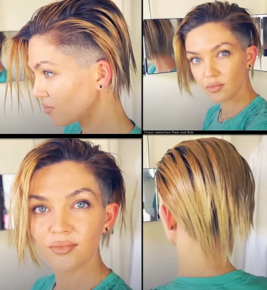 Frisur zwischen Pixie und Bob | *Inspirationen & DIY-Schnitt!* Frisuren Damen Kurzhaarfrisuren 
