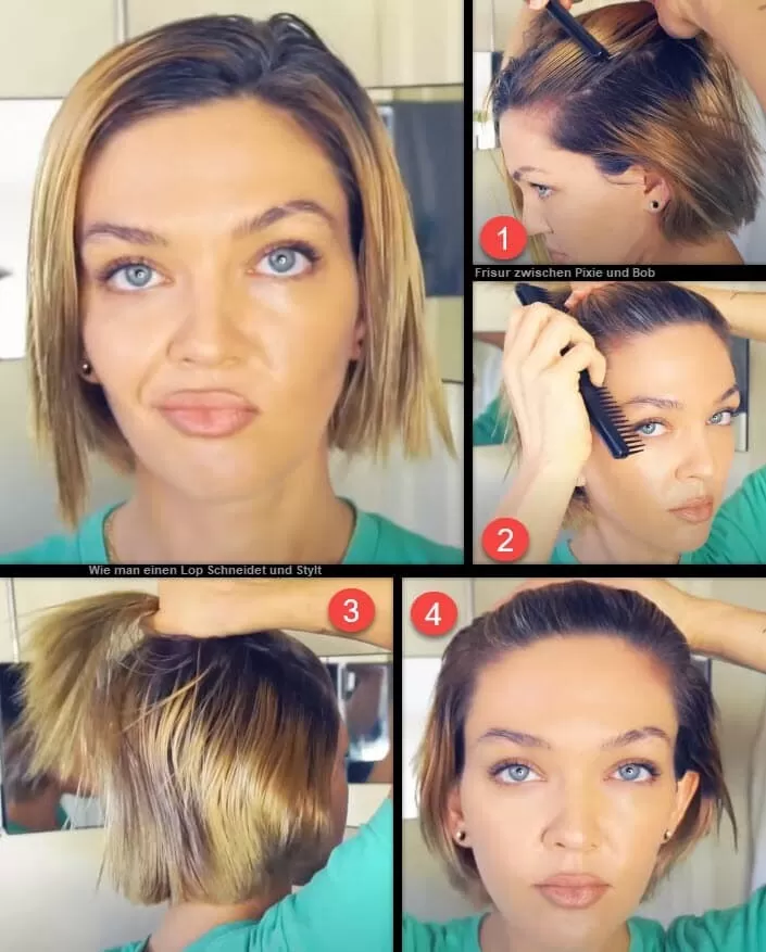 Frisur zwischen Pixie und Bob | *Inspirationen & DIY-Schnitt!* Frisuren Damen Kurzhaarfrisuren 
