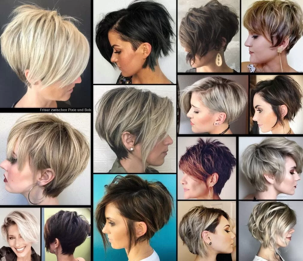 Frisur zwischen Pixie und Bob | *Inspirationen & DIY-Schnitt!* Frisuren Damen Kurzhaarfrisuren 