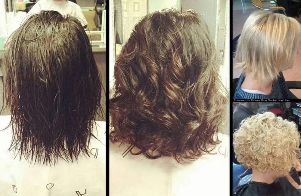 Frisuren für Feines Haar Vorher Nachher | **Wunder Erleben** Frisuren Frisuren Damen 