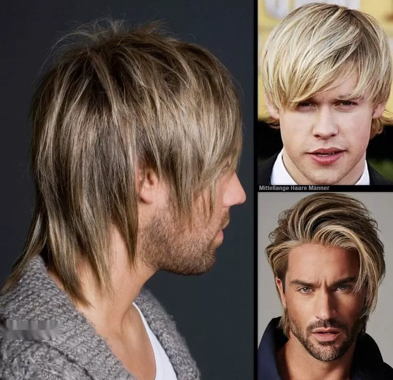 Mittellange Haare Männer | **Top Looks für 2023 Enthüllt!** Herren Frisuren Mittellange Haare 