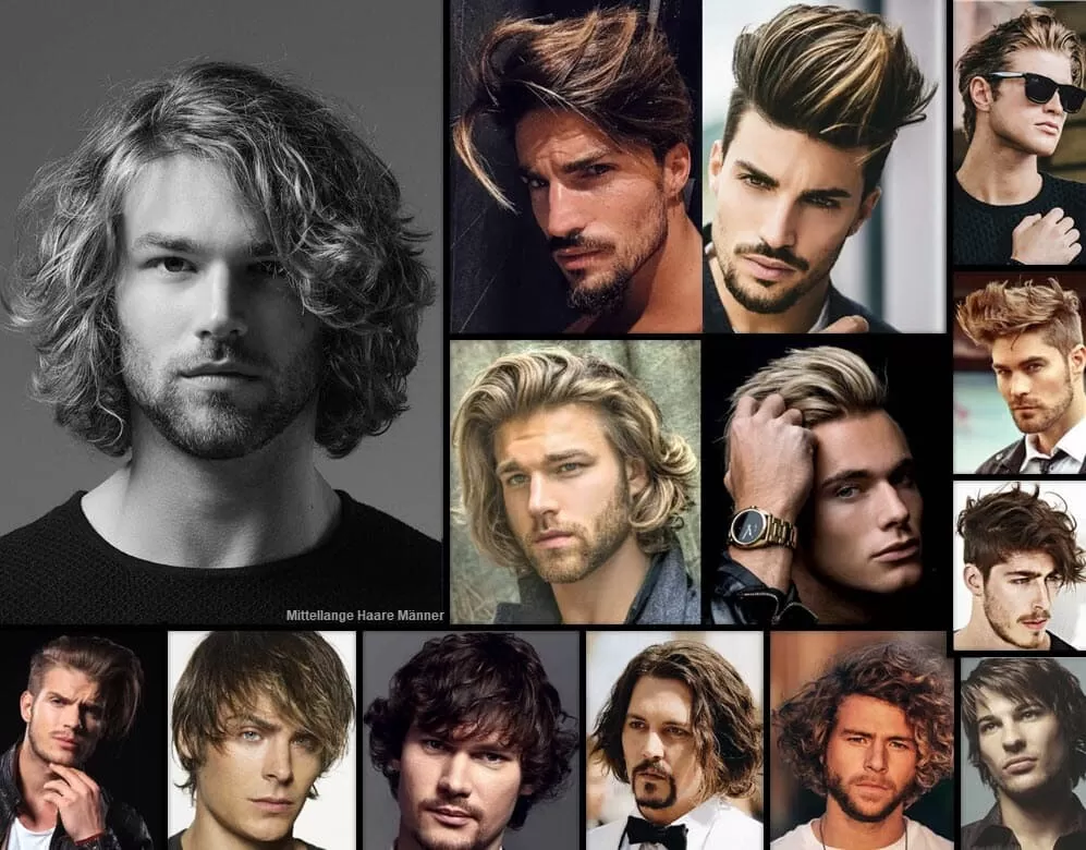 Mittellange Haare Männer | **Top Looks für 2023 Enthüllt!** Herren Frisuren Mittellange Haare 