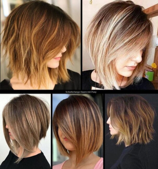 Schulterlange Haare Mit Pony Und Brille Schulterlange Haare mit Pony | **Ihr Weg zum Traumlook** – Frisuren