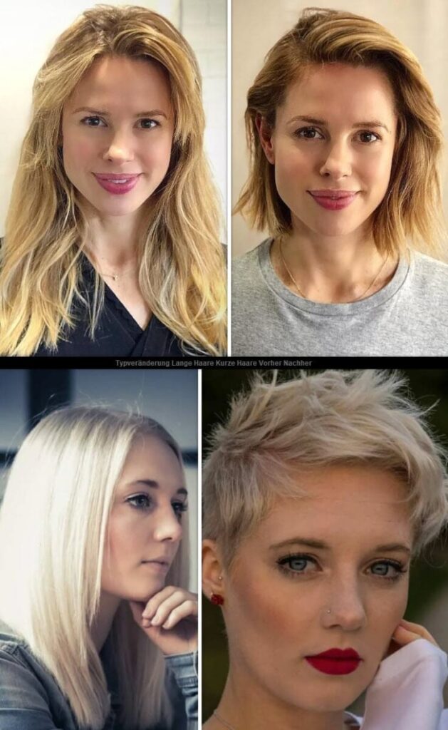 Typveränderung Lange Haare Kurze Haare Vorher Nachher *Verwandlung*