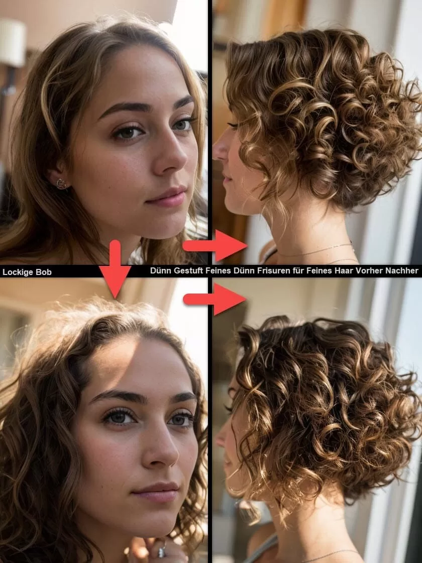 Dünn Gestuft Feines Dünn Frisuren für Feines Haar Vorher Nachher 2023 Frisuren Damen 