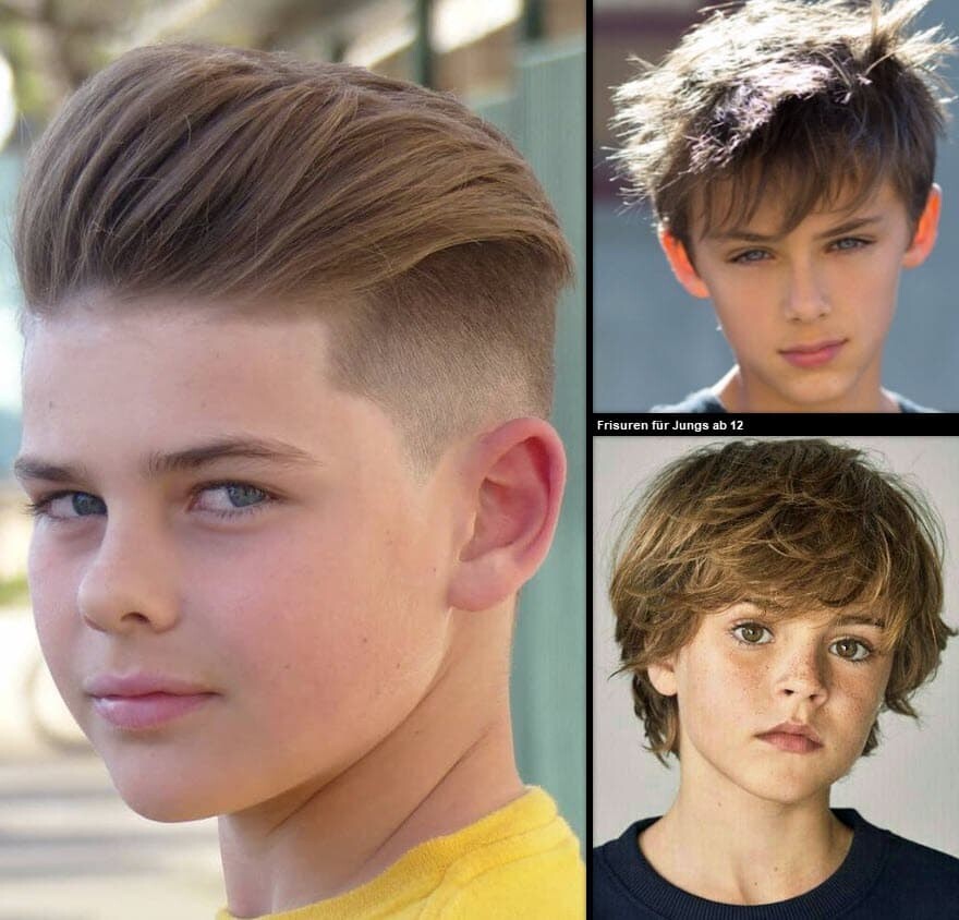 Frisuren für Jungs ab 12 ⭐ Trendige Stile, die begeistern! ⭐ Herren Frisuren Jungs Frisuren Kinder Frisuren 