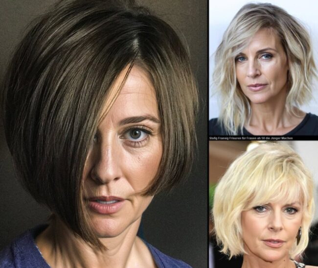 Frisuren Die Jünger Machen Ab 50 Stufig Fransig Frisuren für Frauen ab 50 die Jünger Machen | *2023