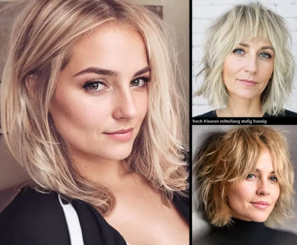 Frech Frisuren Mittellang Stufig Fransig (Der neue Trend in 2023!) Frisuren Mittellang Mittellange Haare 