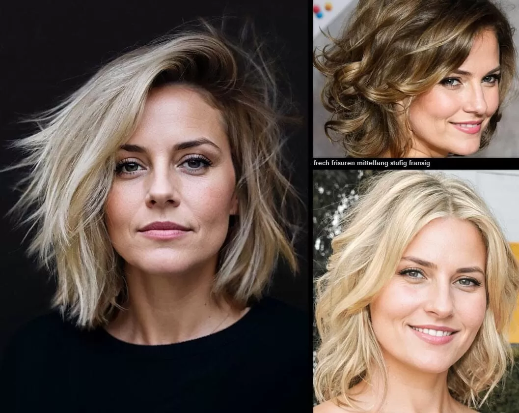 Frech Frisuren Mittellang Stufig Fransig (Der neue Trend in 2023!) Frisuren Mittellang Mittellange Haare 