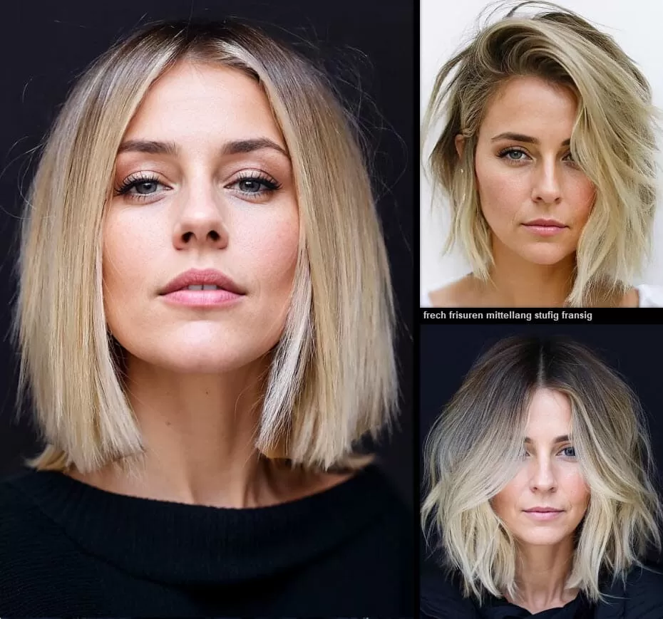 Frech Frisuren Mittellang Stufig Fransig (Der neue Trend in 2023!) Frisuren Mittellang Mittellange Haare 