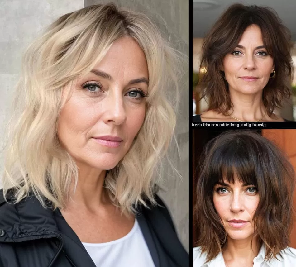 Frech Frisuren Mittellang Stufig Fransig (Der neue Trend in 2023!) Frisuren Mittellang Mittellange Haare 